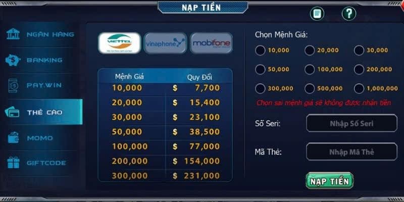 Nạp tiền B52club Cần Chuẩn Bị Gì Trước Khi Nạp tiền B52club?